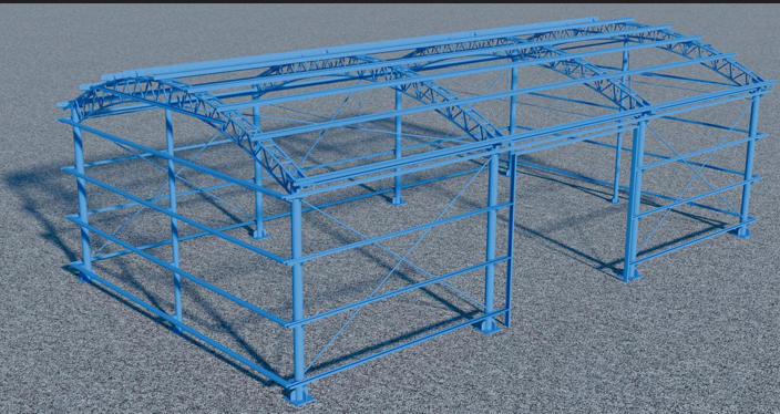 Greenhouse Steel Frame