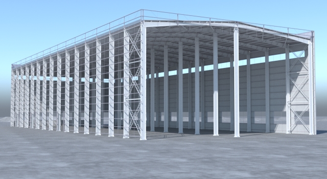 厂房3D效果图2